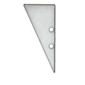 Endkappe EC91 Aluminium eloxiert für Profil HIDE TRIANGLE inkl. Schrauben
