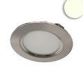 LED Möbeleinbaustrahler MiniAMP silber, 3W, 120°, 24V DC weißdynamisch, dimmbar
