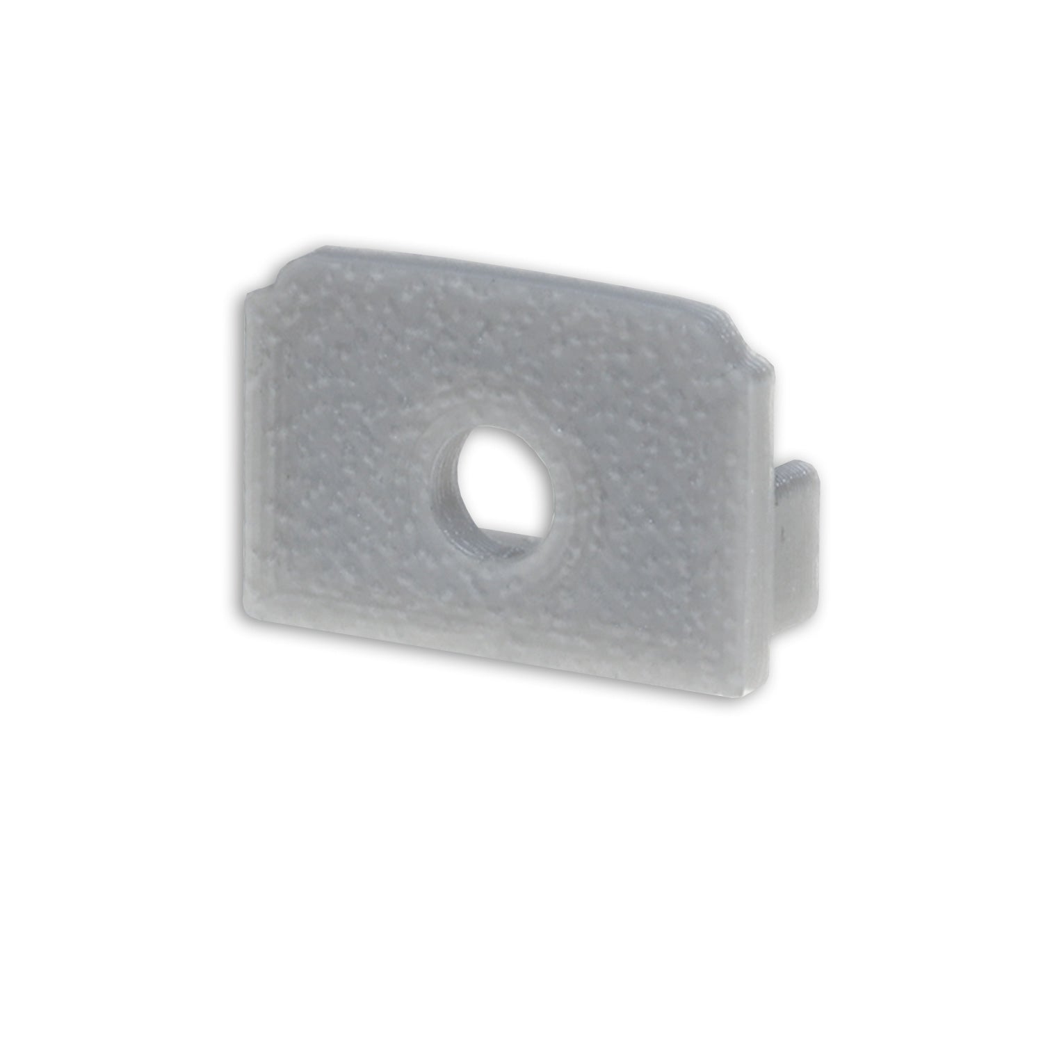 Endkappe E201 für LED Fliesen T-Profil, mit Kabeldurchführung, 1STK