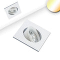 LED Einbauleuchte Sunset Slim68 weiß, eckig, 9W, 1800-2800K, Dimm-to-warm