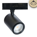 3-Phasen Schienenstrahler fokussierbar, 34W, 20°-70°, schwarz matt, Fruit 3000K
