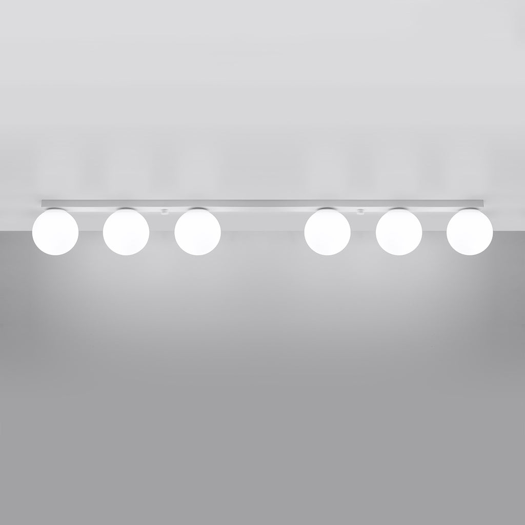 Deckenleuchte YOLI 6 weiß Sollux Lighting