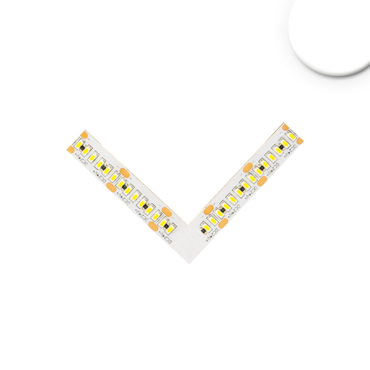 Eckverbindung leuchtend 0,5W für MiniAMP Flexband, 24V DC, 6W, IP20, 4000K