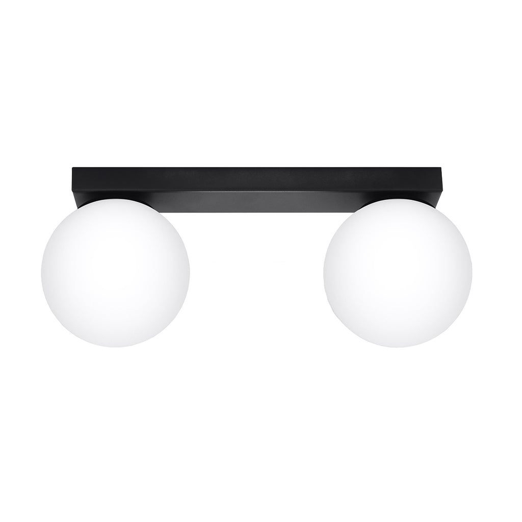 Deckenleuchte YOLI 2 schwarz Sollux Lighting