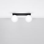 Deckenleuchte YOLI 2 schwarz Sollux Lighting