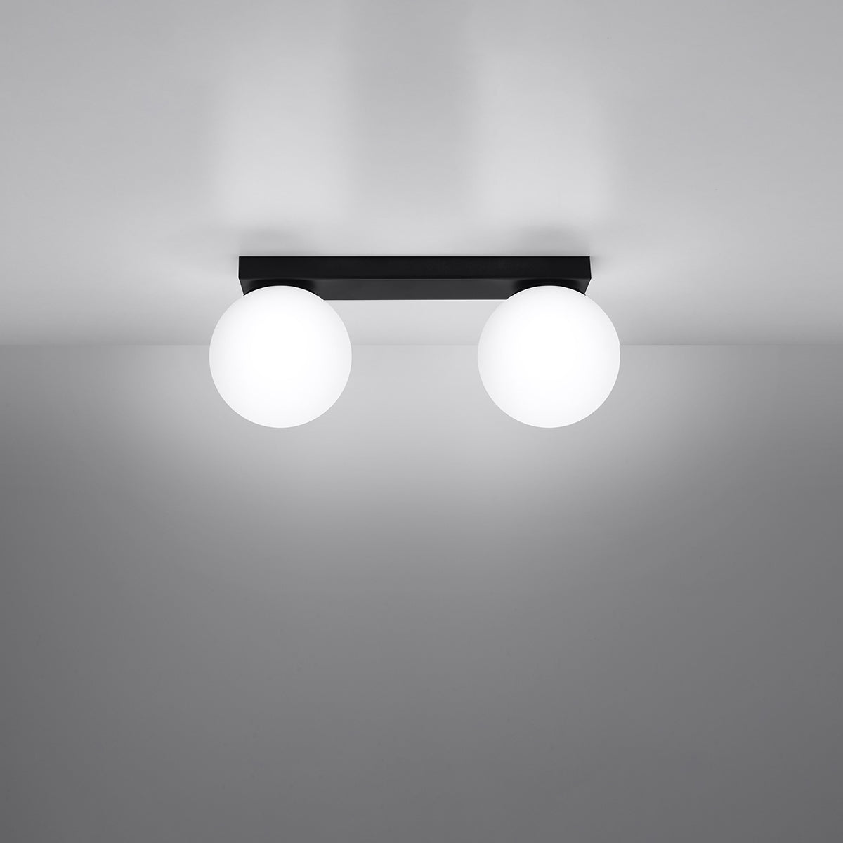Deckenleuchte YOLI 2 schwarz Sollux Lighting