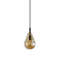 Pendelleuchte, Amber Glas, E14, 50-300cm, exkl. Leuchtmittel, exkl. Baldachin