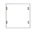 Aufbaurahmen weiß RAL 9016, Höhe 7cm, für LED Panels 625x625, steckbare Schnellmontage
