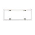 Aufbaurahmen weiß RAL 9016, Höhe 7cm, für LED Panels 300x1200, steckbare Schnellmontage