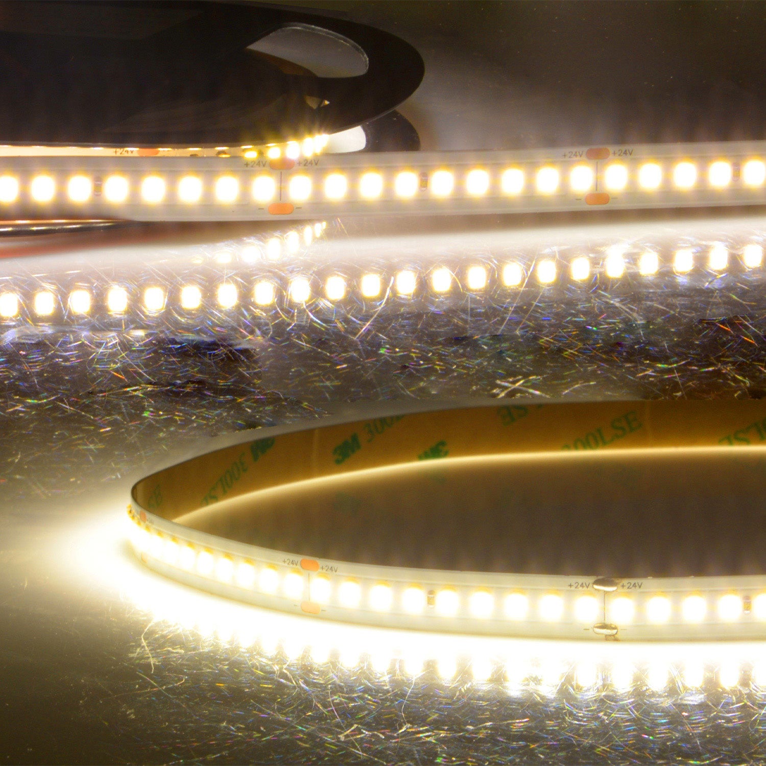 LED HEQ830 Flexband 200 lm/W, 24V DC, 9W, IP20, 3000K, 5m Rolle, 180 LED/m