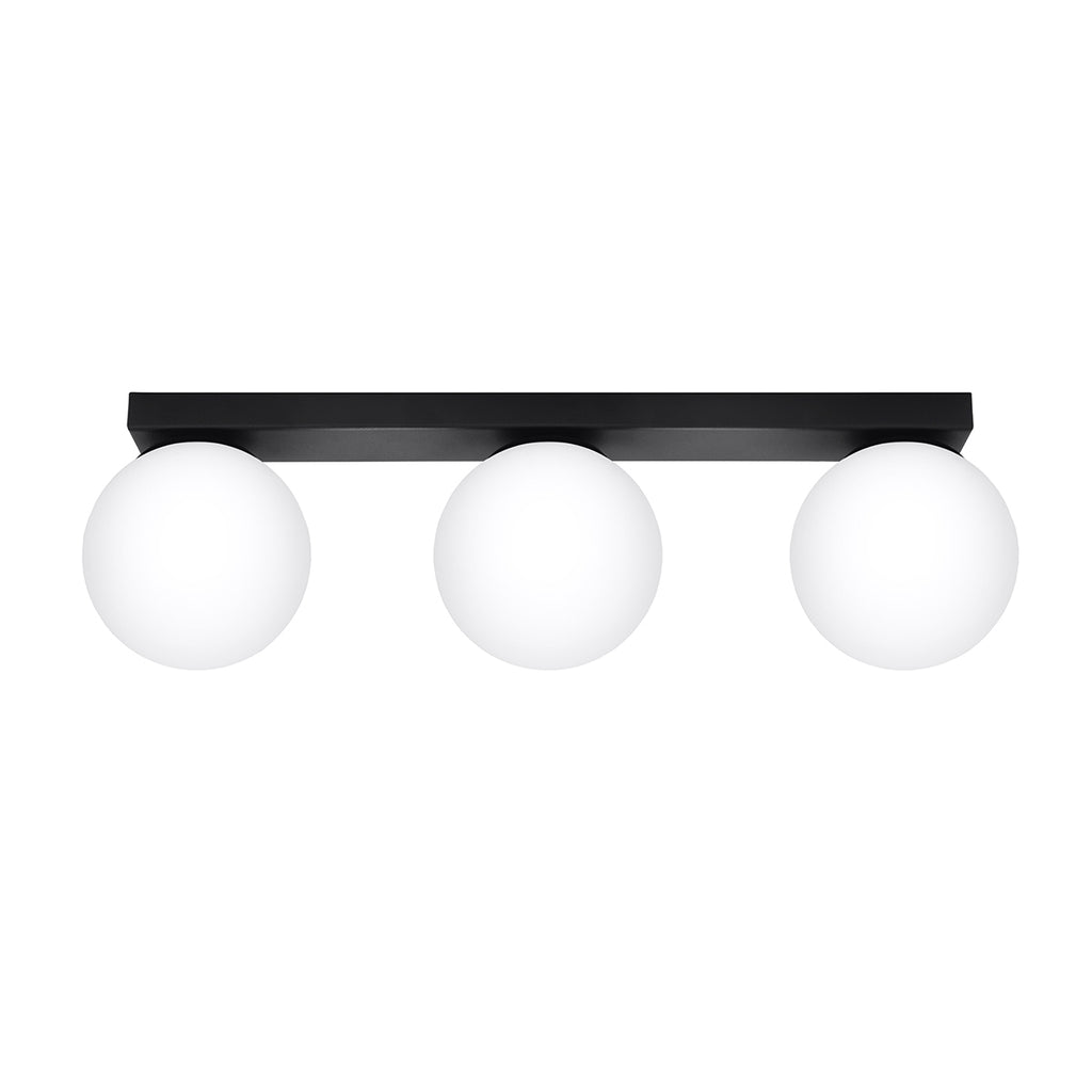Deckenleuchte YOLI 3 schwarz Sollux Lighting