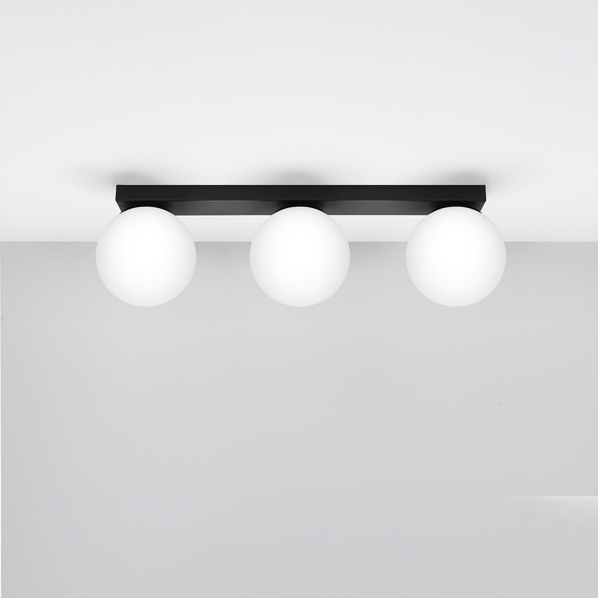 Deckenleuchte YOLI 3 schwarz Sollux Lighting