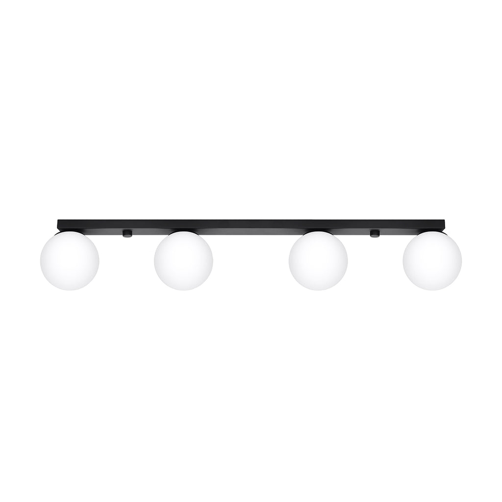 Deckenleuchte YOLI 4 schwarz Sollux Lighting