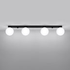 Deckenleuchte YOLI 4 schwarz Sollux Lighting