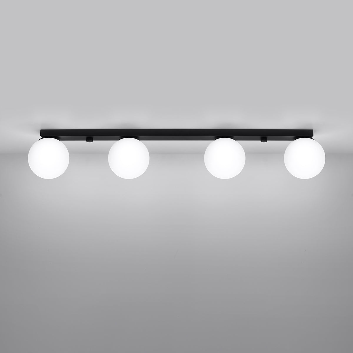 Deckenleuchte YOLI 4 schwarz Sollux Lighting