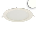 LED Downlight, 18W, rund, ultraflach, blendungsreduziert, weiß, neutralweiß, CRI90