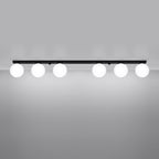 Deckenleuchte YOLI 6 schwarz Sollux Lighting
