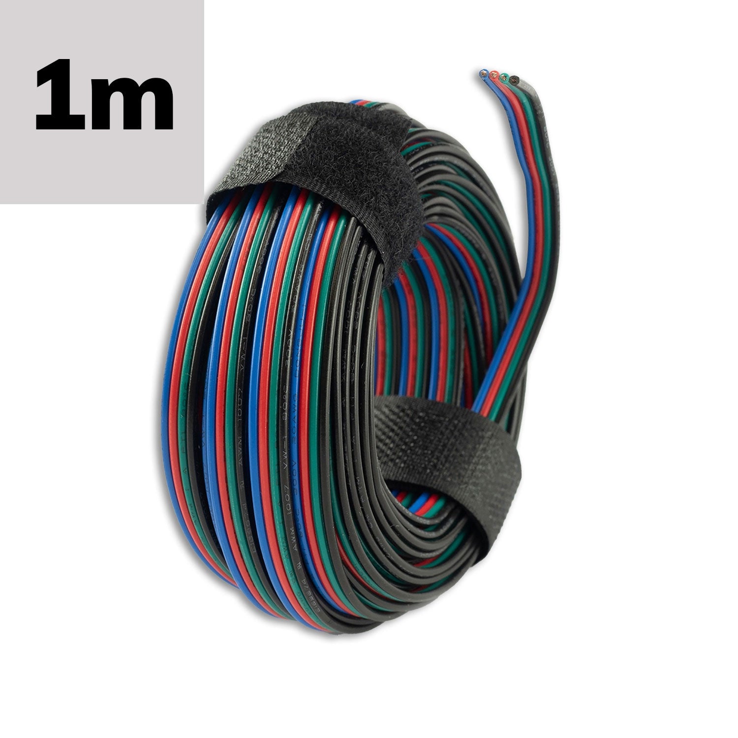 Kabel RGB 4x0,5mm² H03VH-H AWG20, Meterware