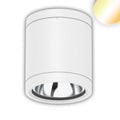 LED Deckenaufbaustrahler IP65, weiß, 10W, ColorSwitch 3000|4000|5000K, dimmbar