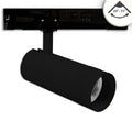 3-Phasen Schienenstrahler fokussierbar, 24W, 20°-55°, schwarz matt, 4000K, dimmbar