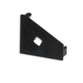 Endkappe EC111L schwarz für Profil CORNER18 mit Kabeldurchführung, links 1 STK