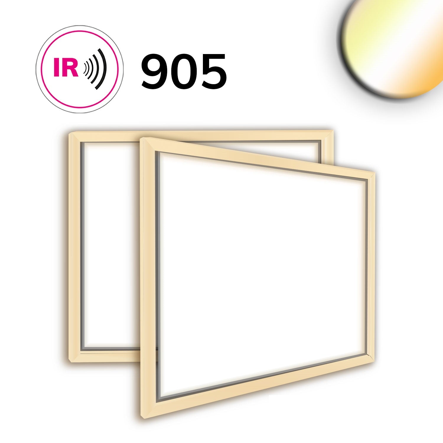 LED Leuchtrahmen H25, Innenformat 900x1000mm, 78W, weißdynamisch, CRI92