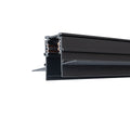 Track48 Trockenbauschiene, schwarz, 200cm, 4-polig, inkl. Endkappen und Schutzcover