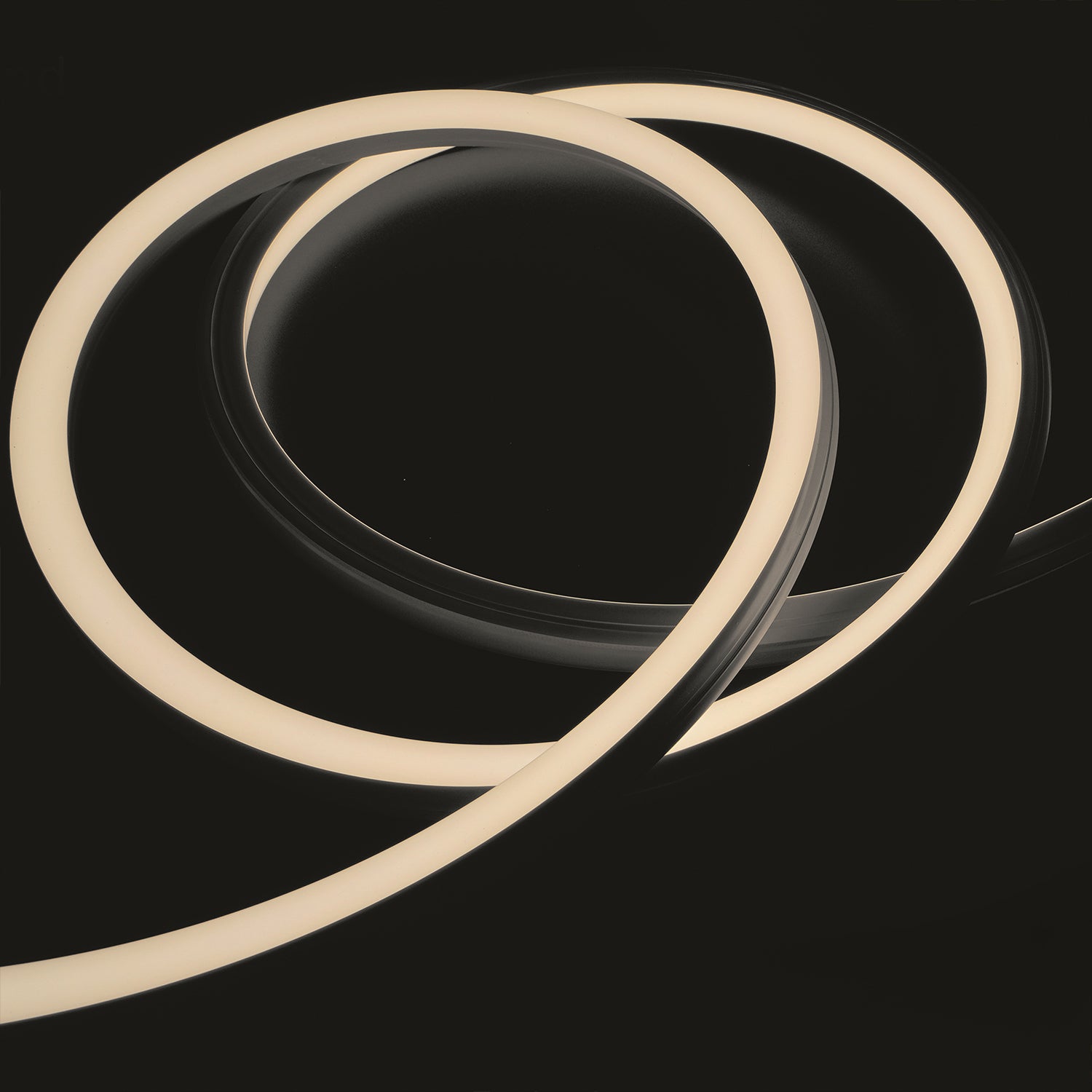 LED NeonPRO935 Custom Flexband Twist+Bend B16H16, 24V DC, 10W, IP67, 3500K, 140 LED/m, inkl. Clips