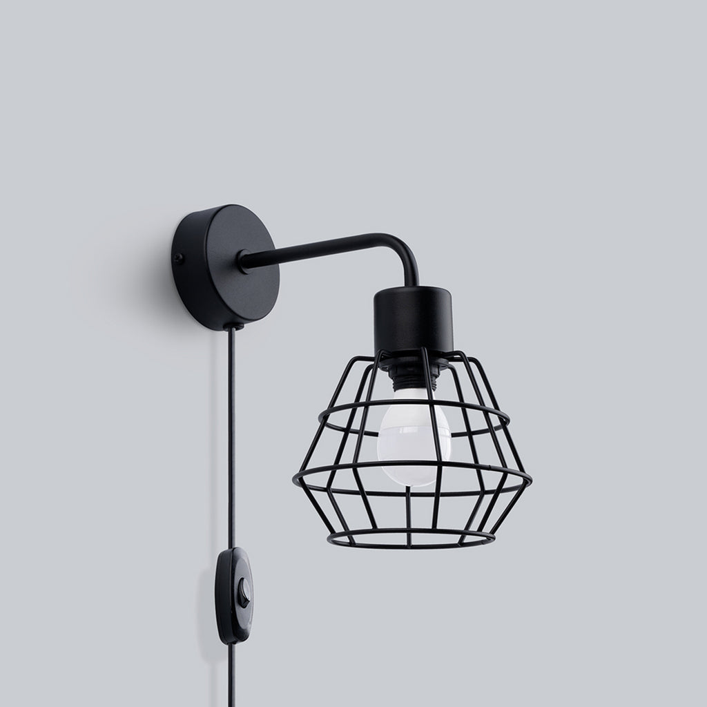 Wandleuchte SUBA schwarz Sollux Lighting