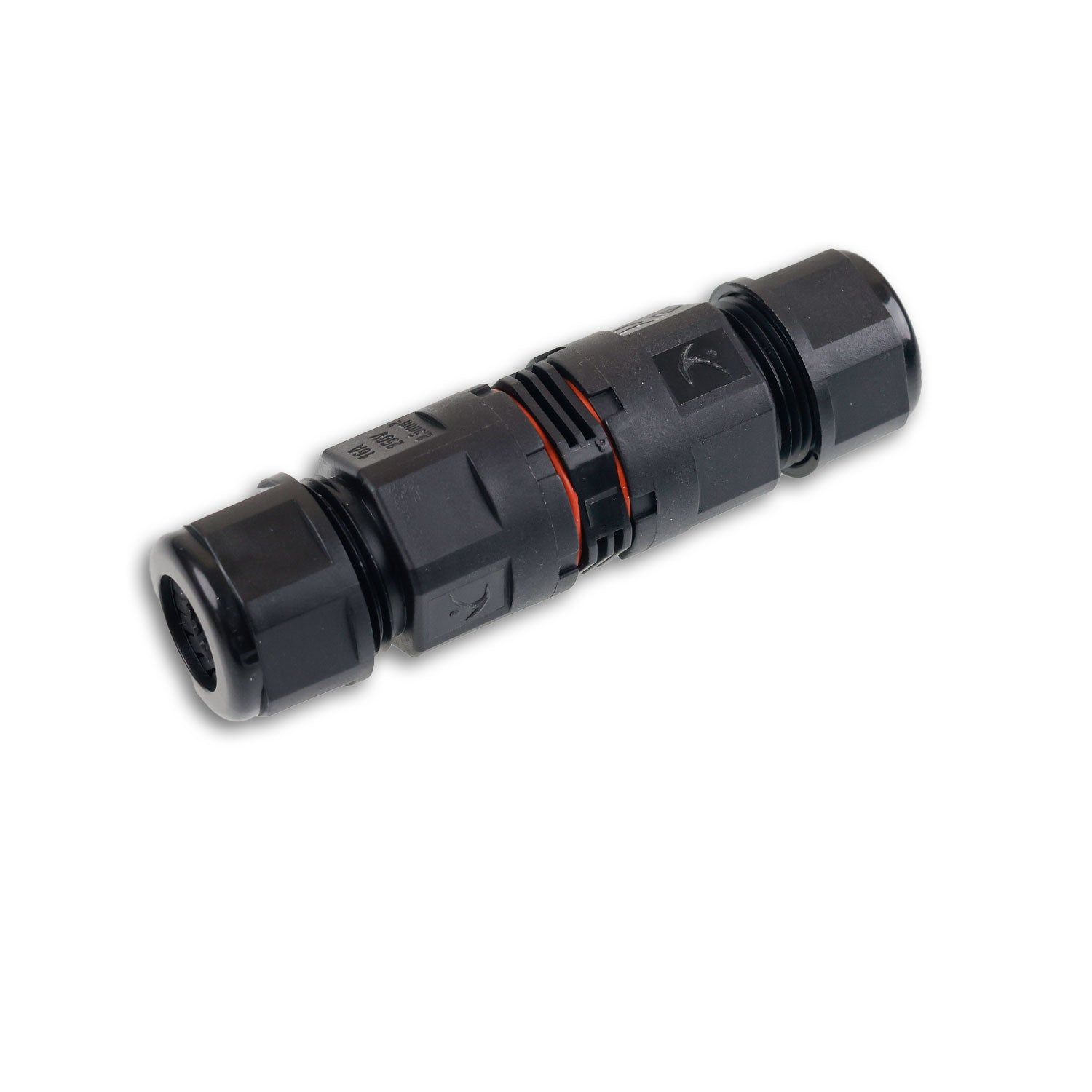 Kabelverbinder IP67, 3-polig 0.75-2.5mm² mit Federklemme, max. 250V 16A, Manteldm. 6.5-11mm