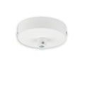 Deckenbaldachin rund, weiß, für Kabel mit bis zu max. 9,8mm Manteldurchm.