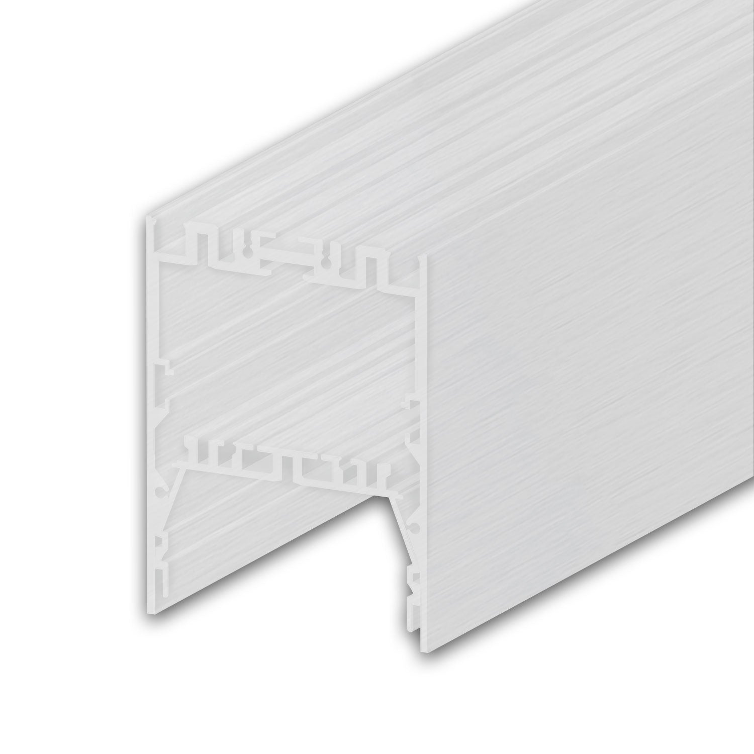 LED Leuchtenprofil LAMP40 Aluminium weiß pulverbeschichtet, 300cm