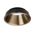 Cover für LED Spot und LED Modul SYS-GU10, messing gebürstet, rückversetzt, UGR<12