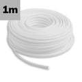 Kabel PVC ummantelt, weiß, 2x0,75mm² H05VV-F, Meterware