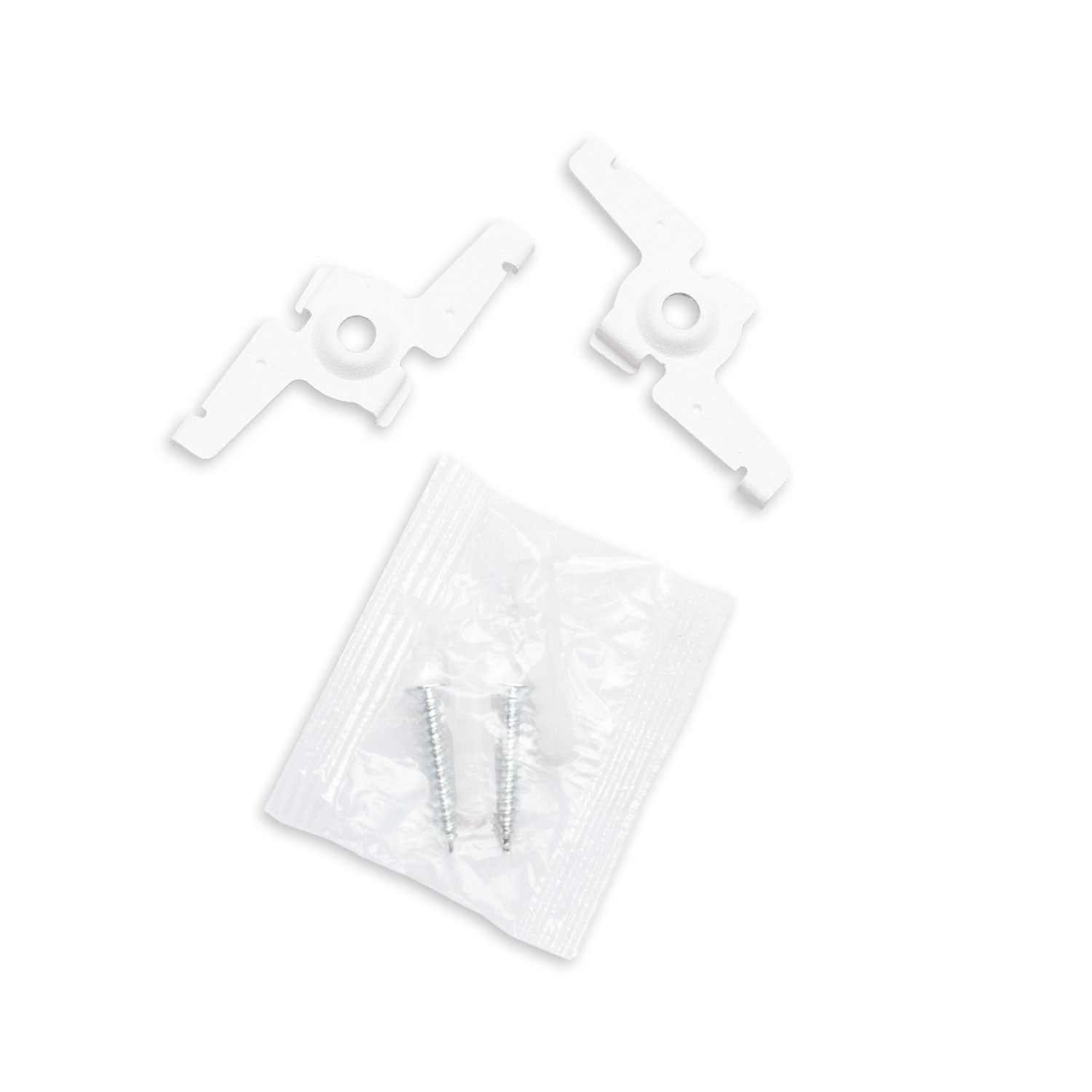 Track48 Montageclip für Track48 Aufbauschienen, weiß, 2 Stück