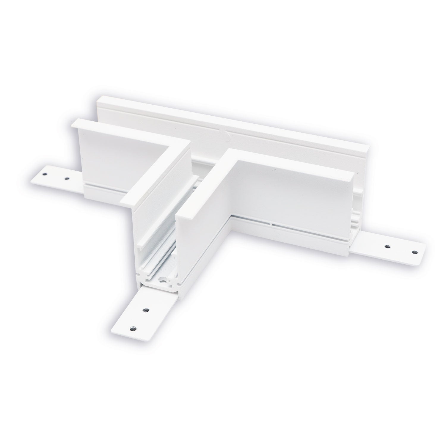 Track48 T-Schiene horizontal für Einbauschiene, weiß, nicht stromführend