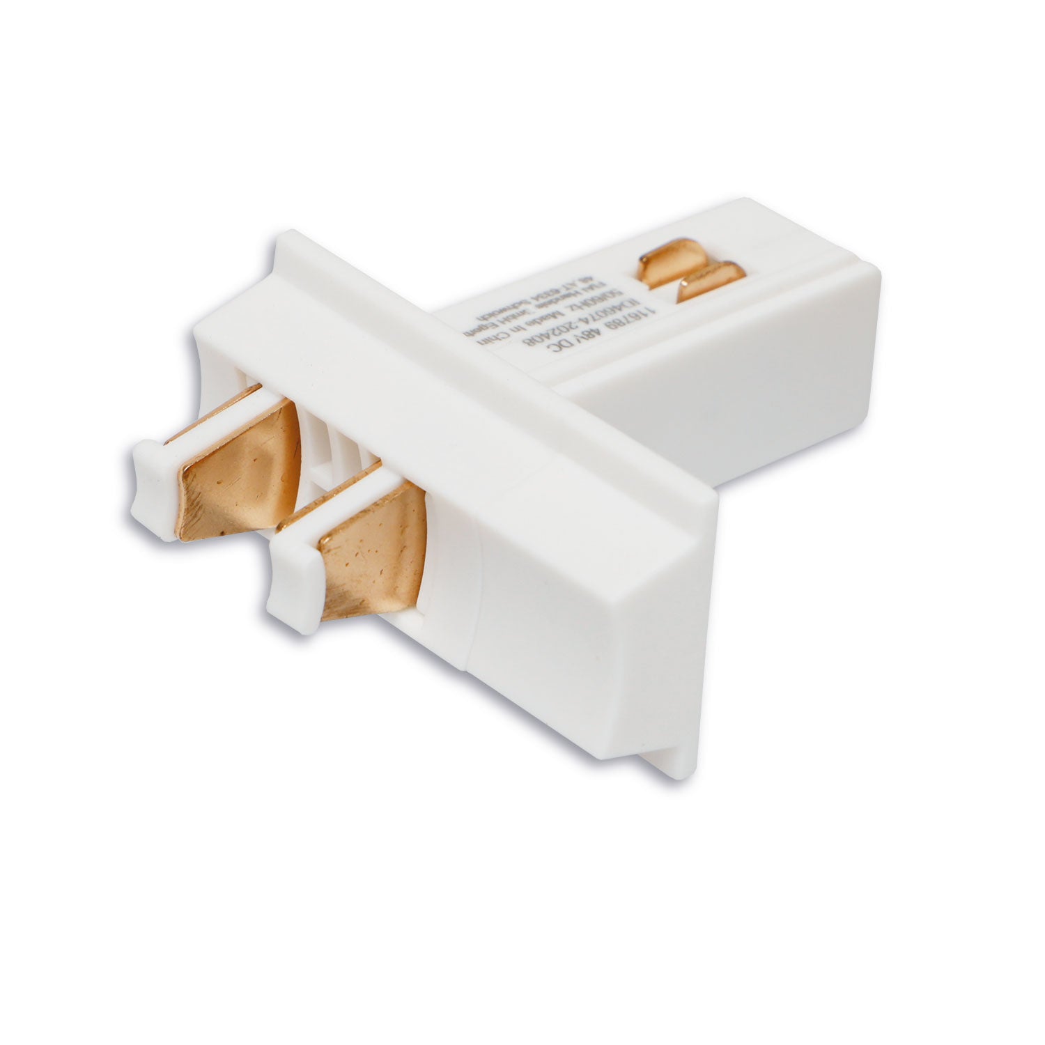 Track48 Multi X Verbinder zum Basismodul, für Aufbauschiene, weiß, max. 6A, 4-polig