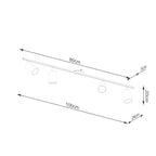 Deckenleuchte - Spot - Strahler LEMMI 4L schwarz Sollux Lighting