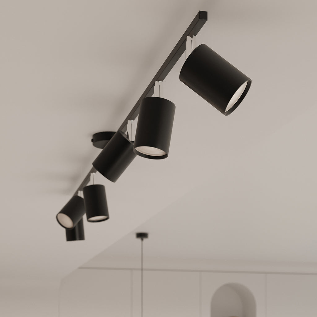 Deckenleuchte - Spot - Strahler LEMMI 4L schwarz Sollux Lighting