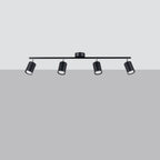Deckenleuchte - Spot - Strahler LEMMI 4L schwarz Sollux Lighting