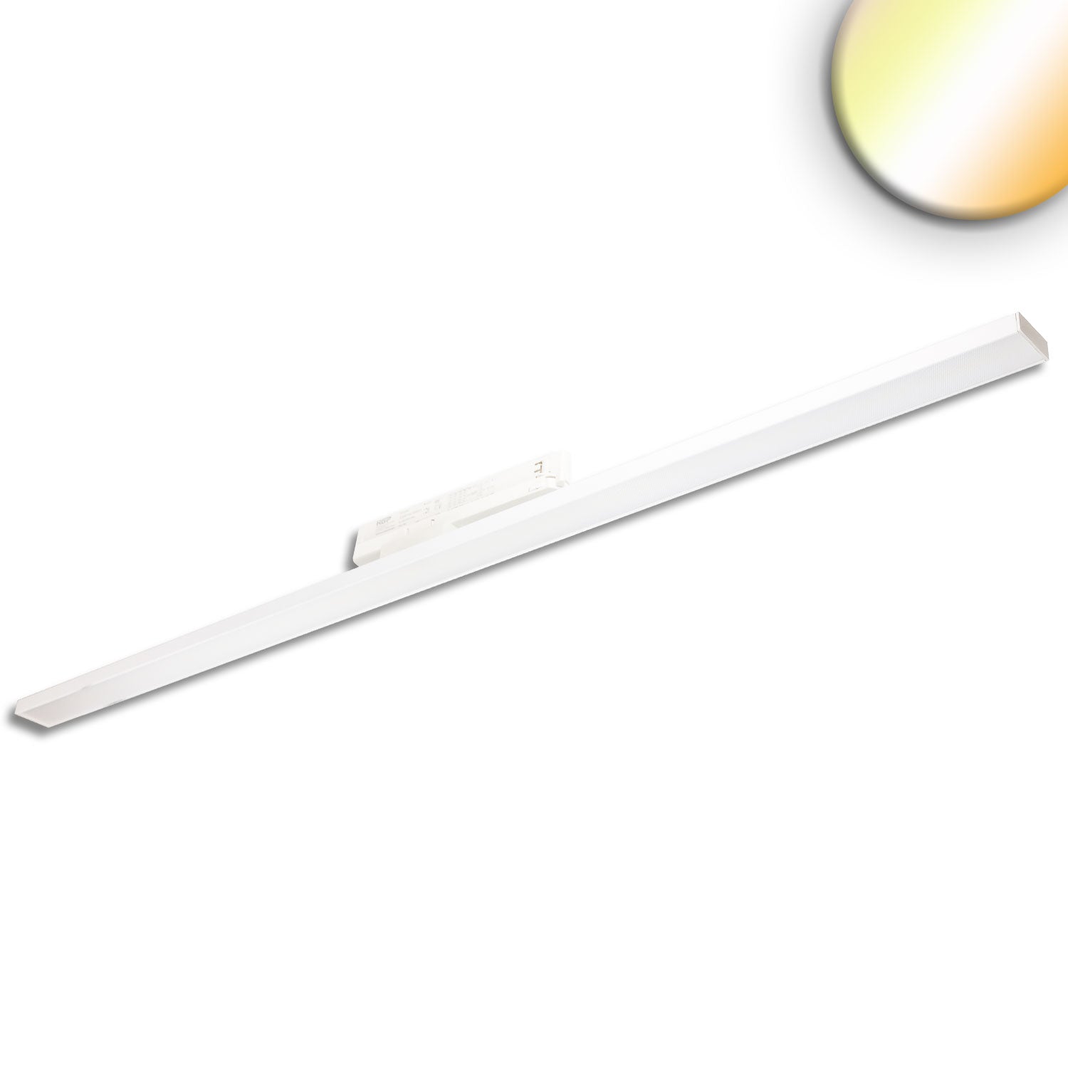 3-PH Linearleuchte prismatisch, 120cm, 42-56W, weiß, 3000|3500|4000K, CRI90