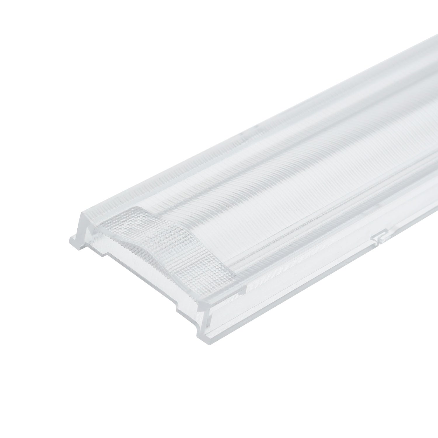 Einschubcover 2x25° Linse doppelt-asymmetrisch für 3-Phasen Linearleuchte prismatisch, 120cm