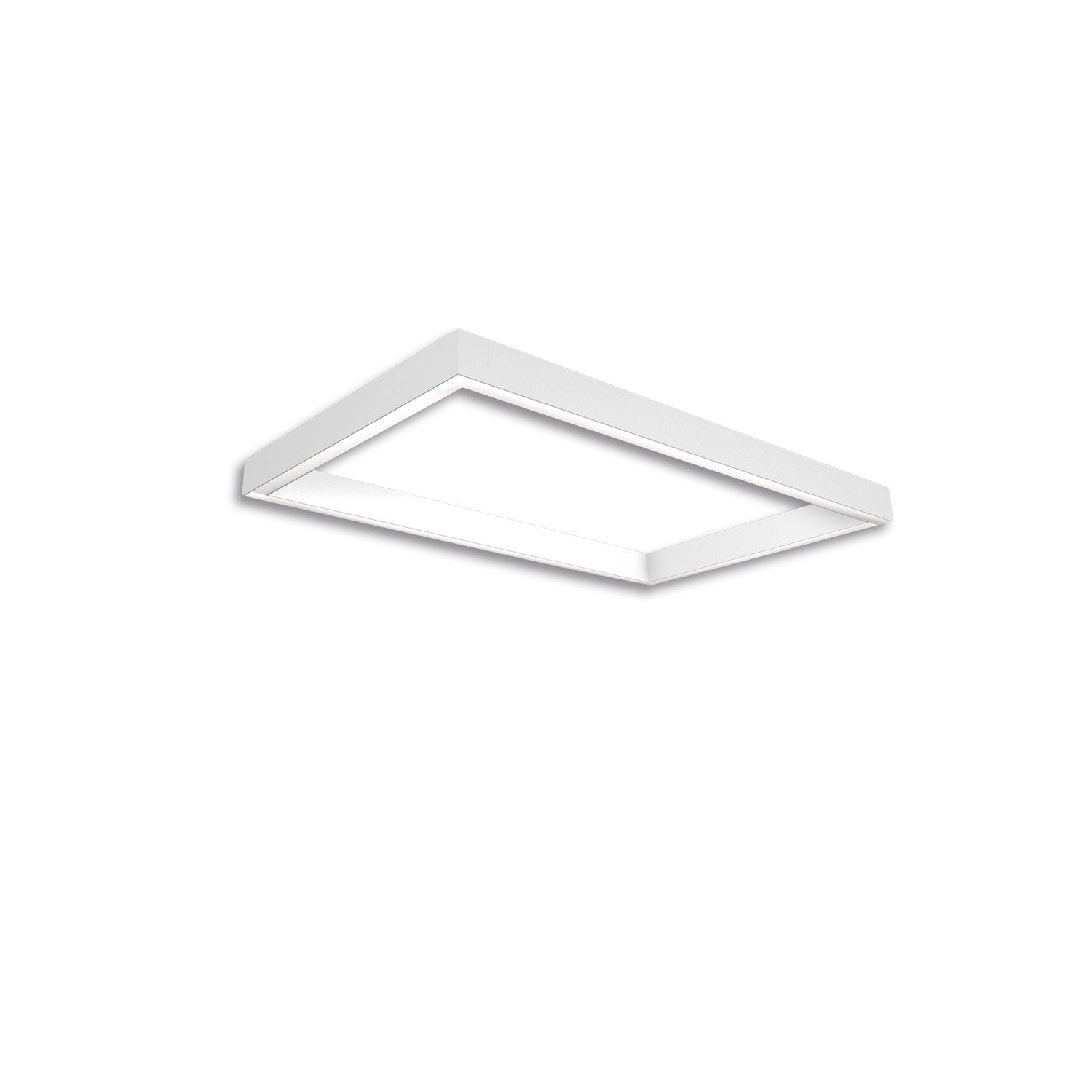 Track48 Leuchtenrahmen H50, Innenformat 500x800mm, weiß, exkl. Trafo, exkl. Montageclip/Seilabh.