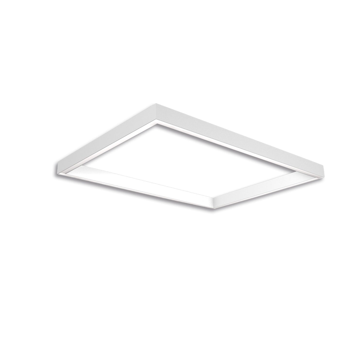 Track48 Leuchtenrahmen H50, Innenformat 592x892mm, weiß, exkl. Trafo, exkl. Montageclip/Seilabh.