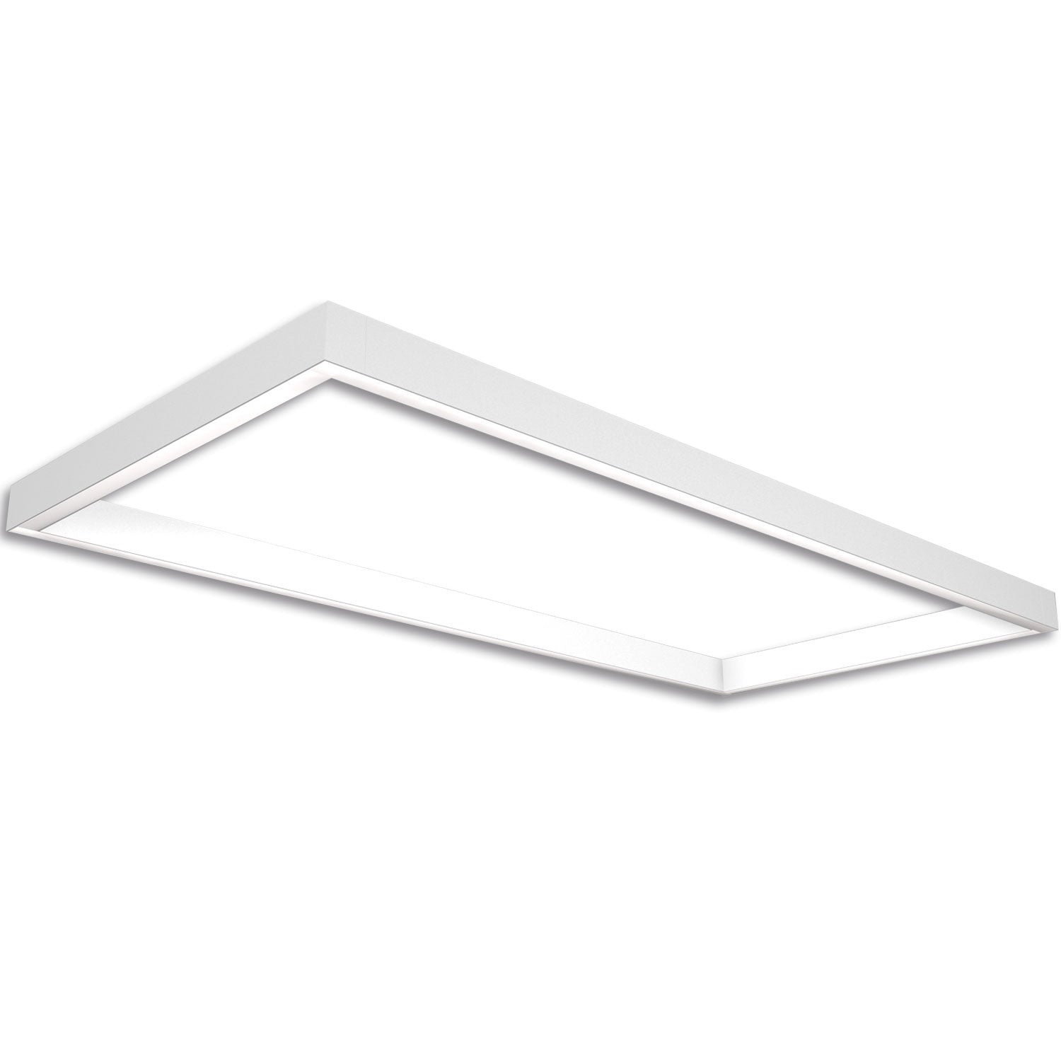 Track48 Leuchtenrahmen H50, Innenformat 592x1192mm, weiß, exkl. Trafo, exkl. Montageclip/Seilabh.