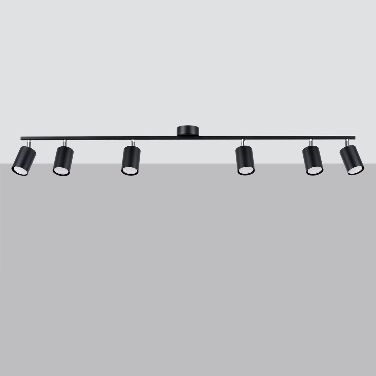 Deckenleuchte - Spot - Strahler LEMMI 6L schwarz Sollux Lighting