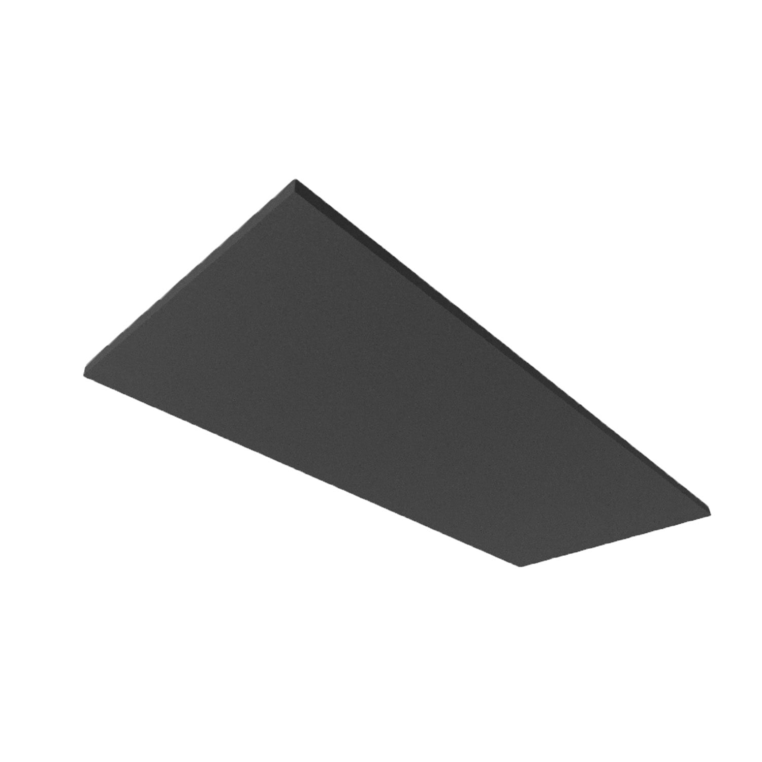 Akustikabsorber H25 für Leuchtenrahmen mit Innenformat 592x1500mm, schwarz