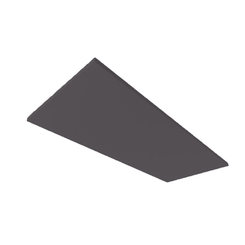 Akustikabsorber H25 für Leuchtenrahmen mit Innenformat 592x1500mm, anthrazit