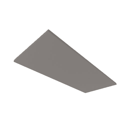 Akustikabsorber H25 für Leuchtenrahmen mit Innenformat 592x1500mm, grau