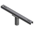 Traverse mit Zopfmaß 76mm für 2 Fluter